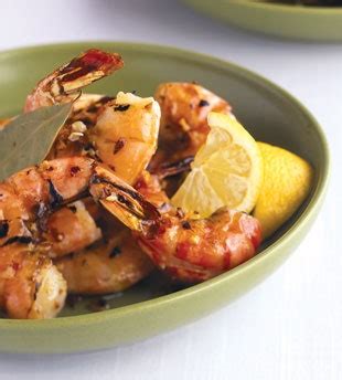 grilled-brined-shrimp-with-garlic-oil-recipe-bon-apptit image
