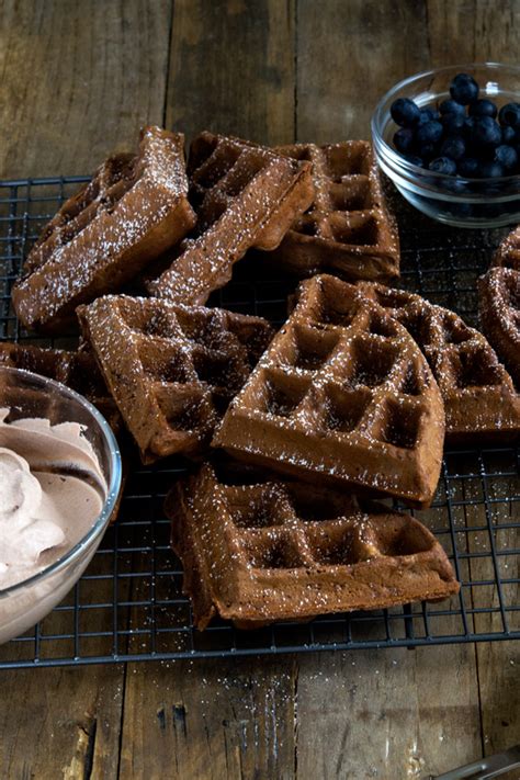 chocolate-gluten-free-waffles-gluten-free-on-a image