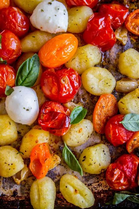 sheet-pan-gnocchi-with-cherry-tomatoes-and-mozzarella image