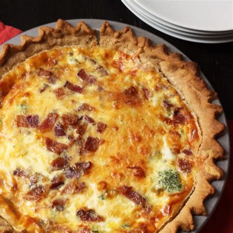 bacon-quiche-with-broccoli-cheddar-good-cheap-eats image