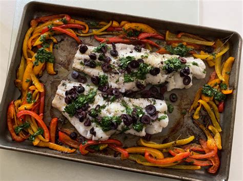 melissa-clarks-roasted-fish-with-sweet-peppers image