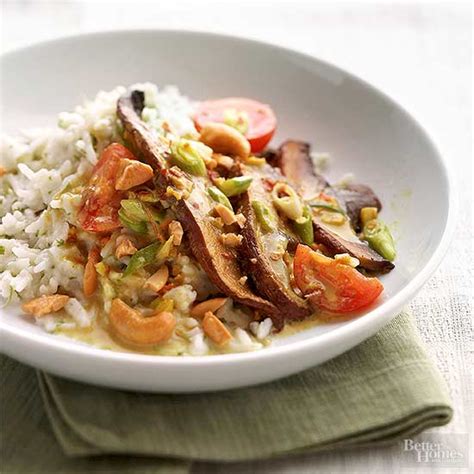 portobello-curry-with-green-rice-better-homes image