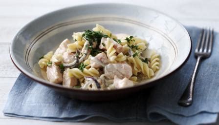 creamy-salmon-pasta-recipe-bbc-food image