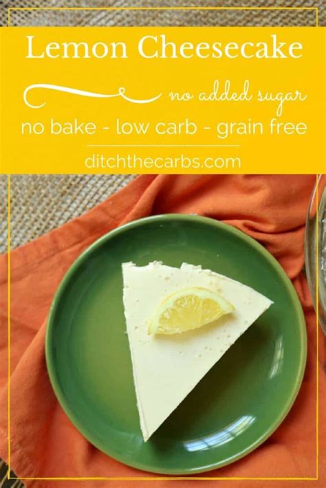 easy-no-bake-lemon-cheesecake-recipe-sugar-free image
