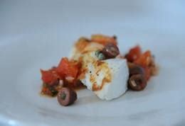 halibut-with-tomatoes-capers-olives-recipe-good image
