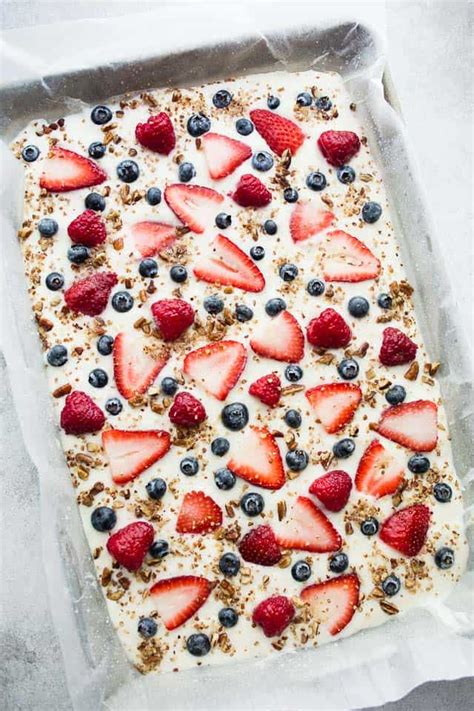 frozen-yogurt-bark-with-berries-recipe-healthy-mixed image