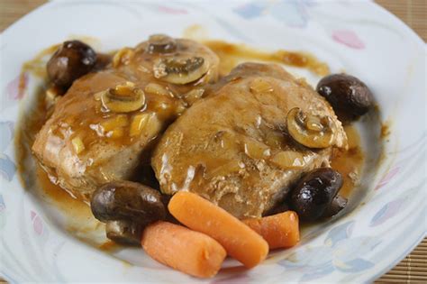 golden-mushroom-pork-chops-recipe-cullys-kitchen image
