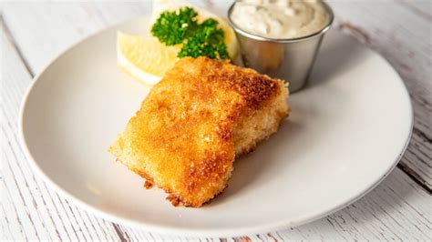 breaded-pan-fried-cod-recipe-mashed image