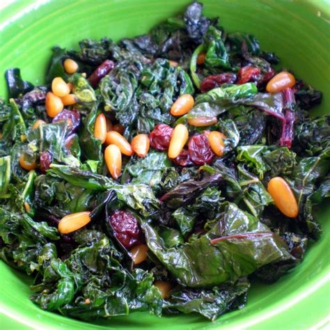 kale-with-raisins-and-pine-nuts-food52 image
