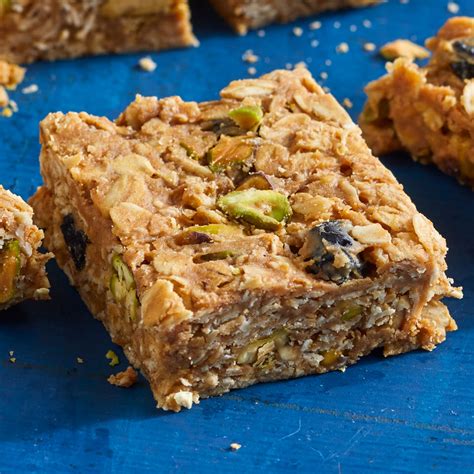 peanut-butter-blueberry-oat-energy-squares-eatingwell image