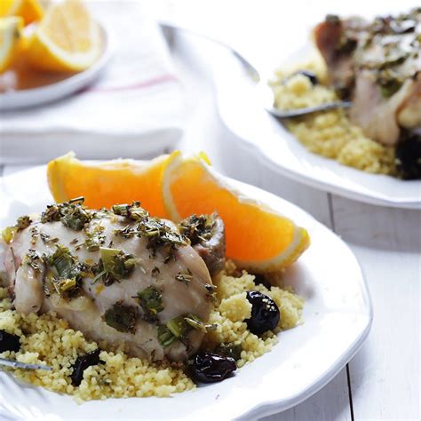thyme-roasted-chicken-with-cranberry-orange-couscous image