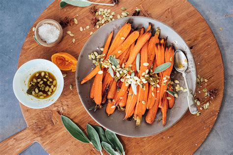 honey-roasted-carrots-with-spicy-citrus-sage-pepitas image