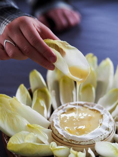 baked-camembert-or-brie-with-endive-as-scoop-french image