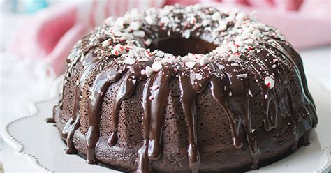 peppermint-crunch-bundt-cake-recipe-yummly image