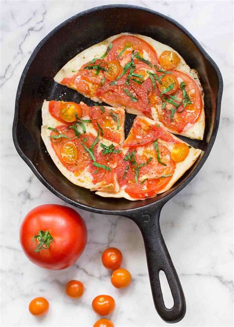 skillet-pita-pizzas-recipe-simply image