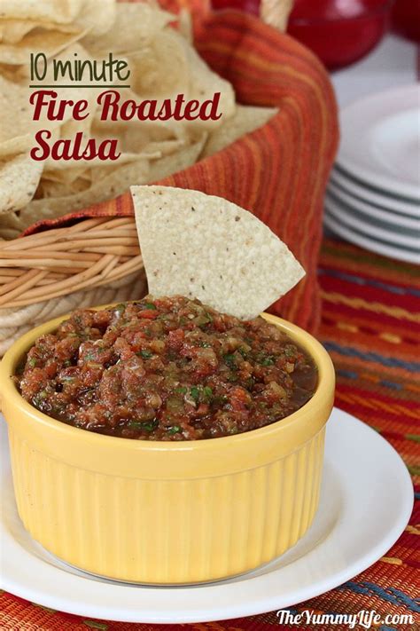 10-minute-fire-roasted-salsa-the-yummy-life image