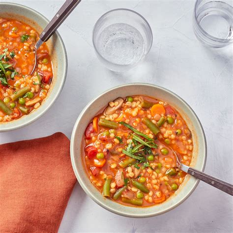 vegetable-barley-soup-recipe-eatingwell image
