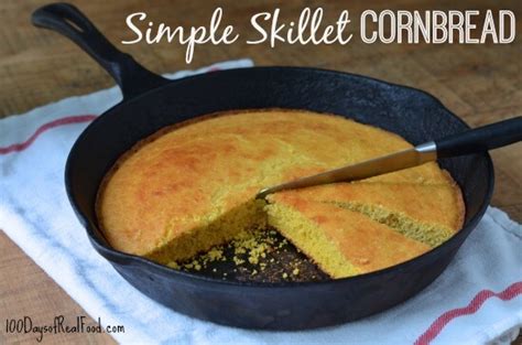 simple-skillet-cornbread-100-days-of-real-food image