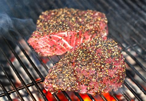 seared-peppercorn-tuna-steaks-tasty-kitchen image