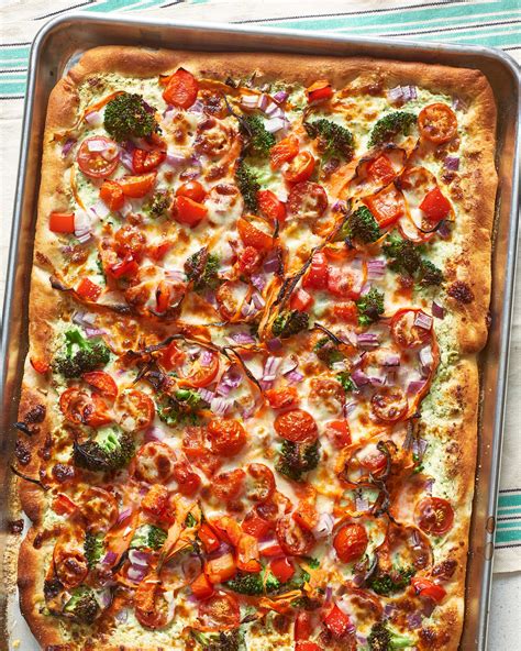 veggie-supreme-pizza-kitchn image