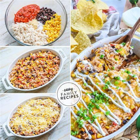 shredded-mexican-chicken-casserole-easy-family image