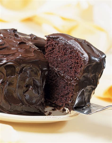old-fashioned-chocolate-cake-with-glossy-chocolate image