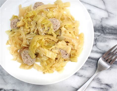 slow-cooked-bratwurst-with-cabbage-and-onions image
