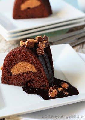 chocolate-peanut-butter-bundt-cake-my-baking image