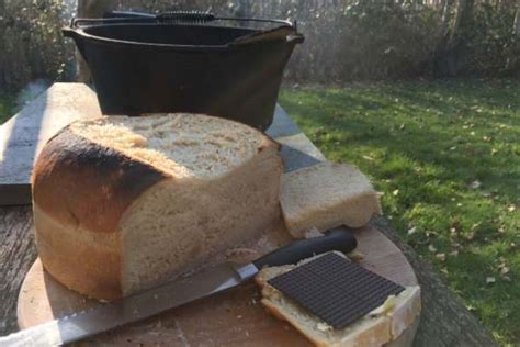 how-to-make-dutch-oven-bread-when-camping-one image