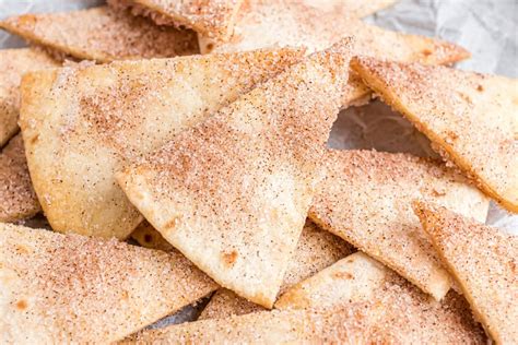 baked-cinnamon-sugar-tortilla-chips-recipe-shugary image