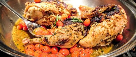 lemon-herb-chicken-with-roasted-cherry-tomato-pan image