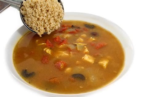 exotic-moroccan-chicken-soup-with-couscous-skinny image