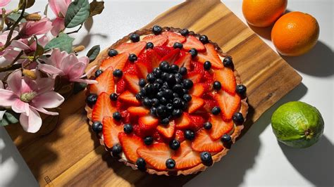 french-strawberry-and-blueberry-tart-youtube image