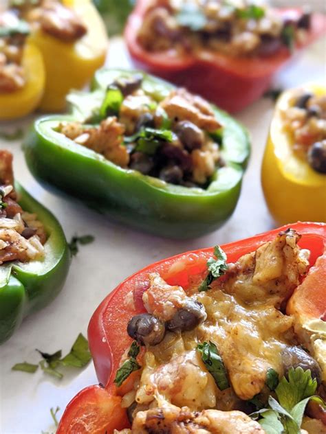 chicken-fajita-stuffed-peppers-easy-healthy-and image