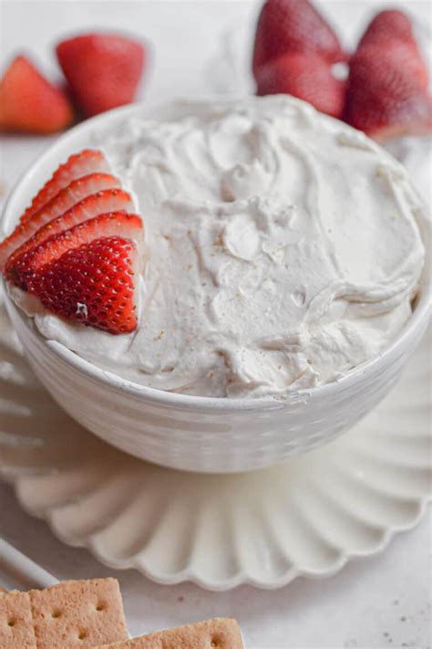 3-ingredient-strawberry-fluff-fruit-dip-so-easy image