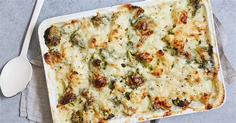 broccoli-and-cauliflower-gratin-recipe-purewow image