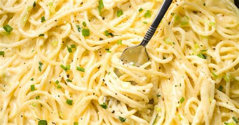 creamy-three-cheese-spaghetti-recipe-yummly image