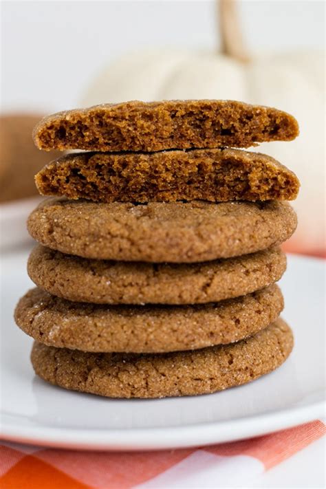 chewy-molasses-spice-cookies-recipe-girl image