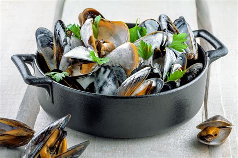 steamed-mussels-in-a-cream-sauce-with-fresh-dill image