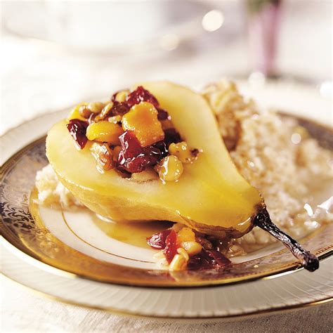 maple-glazed-pears-and-cereal-recipe-eatingwell image