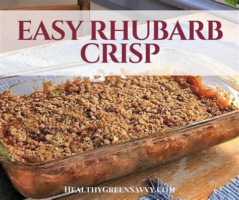 easy-delicious-rhubarb-crisp-recipe-vegan-gf image