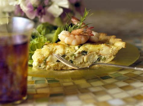 shrimp-and-spring-onion-quiche-cookstrcom image