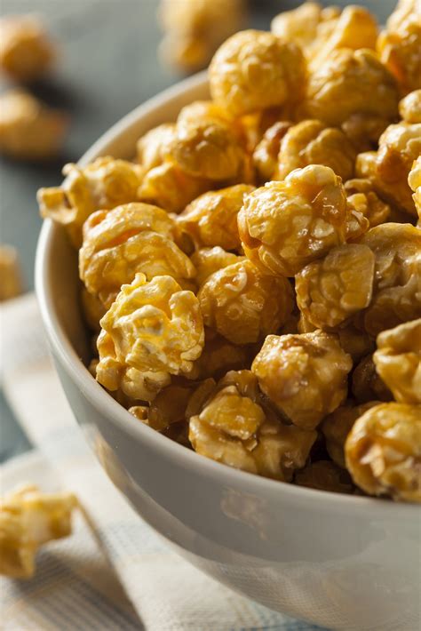 chewy-caramel-coated-popcorn-recipe-nikkis-plate image