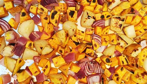 maple-roasted-sweet-potatoes-pears-and-red-onions image