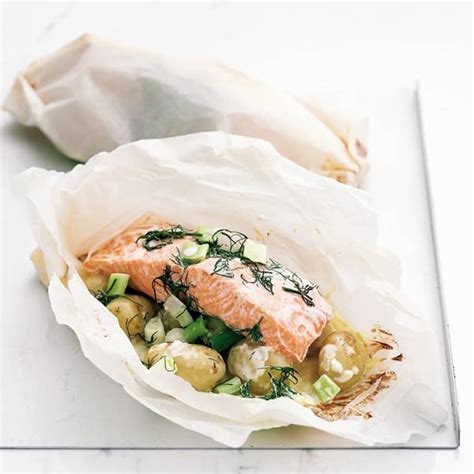 baked-salmon-and-potato-parcels-recipe-delicious image