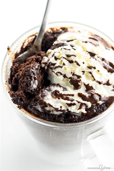 keto-chocolate-mug-cake-recipe-wholesome-yum image