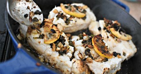 keto-pan-seared-halibut-with-lemon-butter-caper image