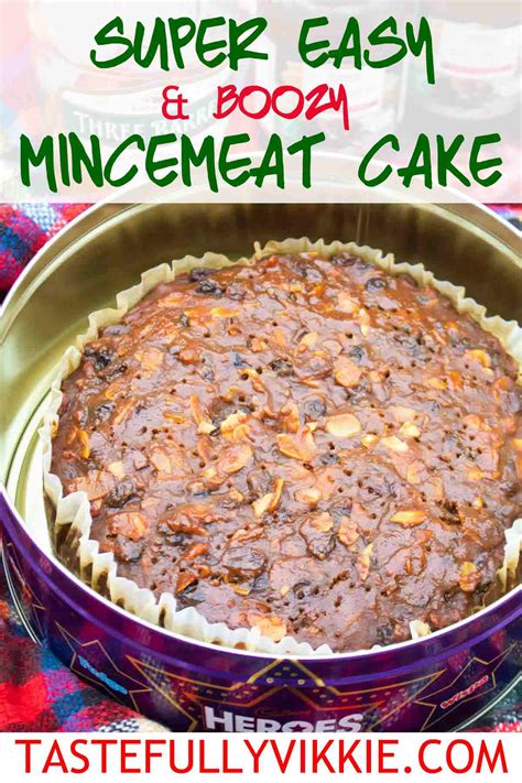 easy-mincemeat-cake-recipe-fruitcake-christmas-cheat image