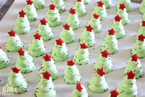 christmas-tree-meringues-makebakecelebrate image