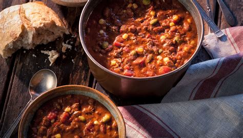 hearty-beef-chili-canned-tomatoes-sauces image